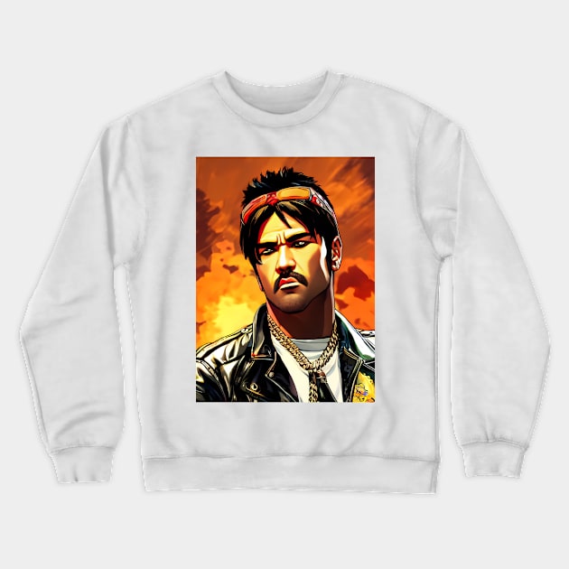 Grand Theft Auto - Biker Gang Leader Crewneck Sweatshirt by AfroMatic